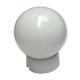 Applique globe en verre et porcelaine