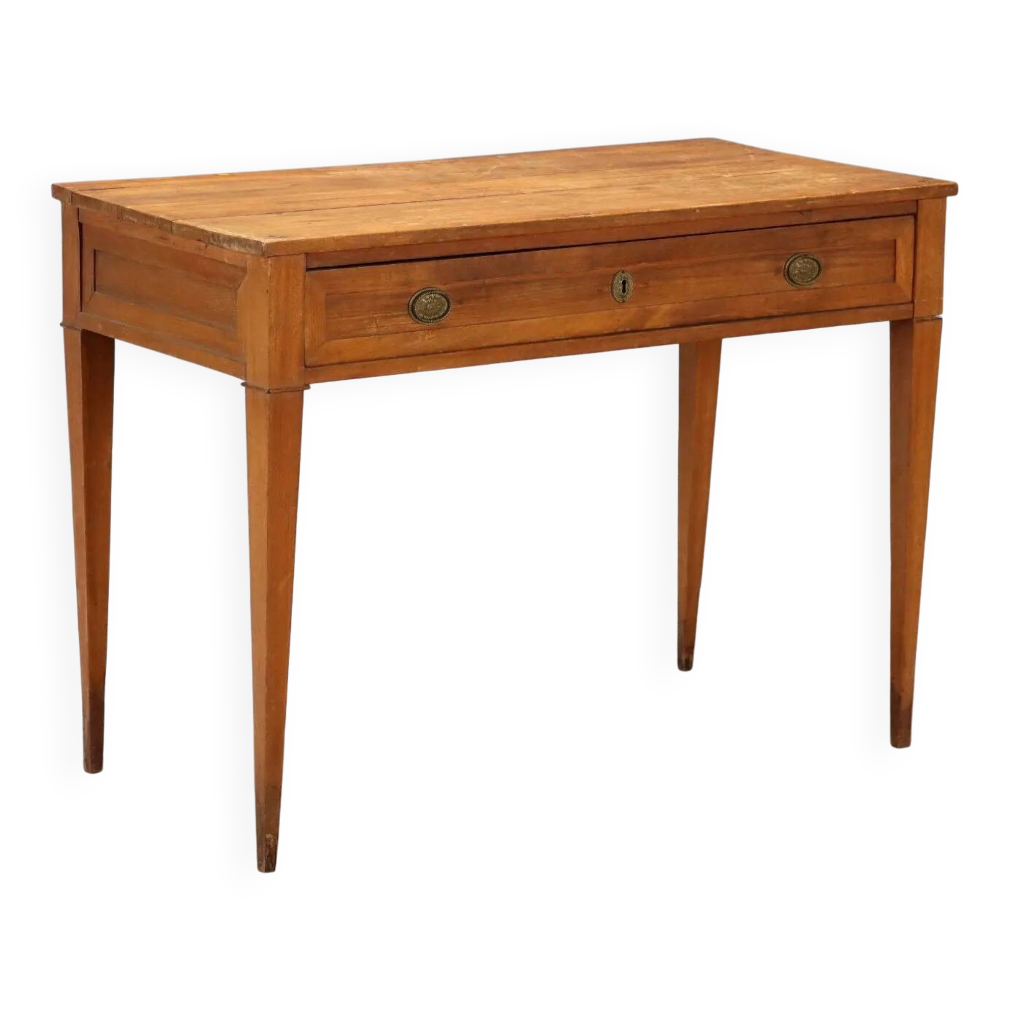 Antique Directoire writing desk in mahogany, Italy, 19th century.