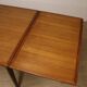 Danish Scandinavian extendable dining table in teak, 1960.