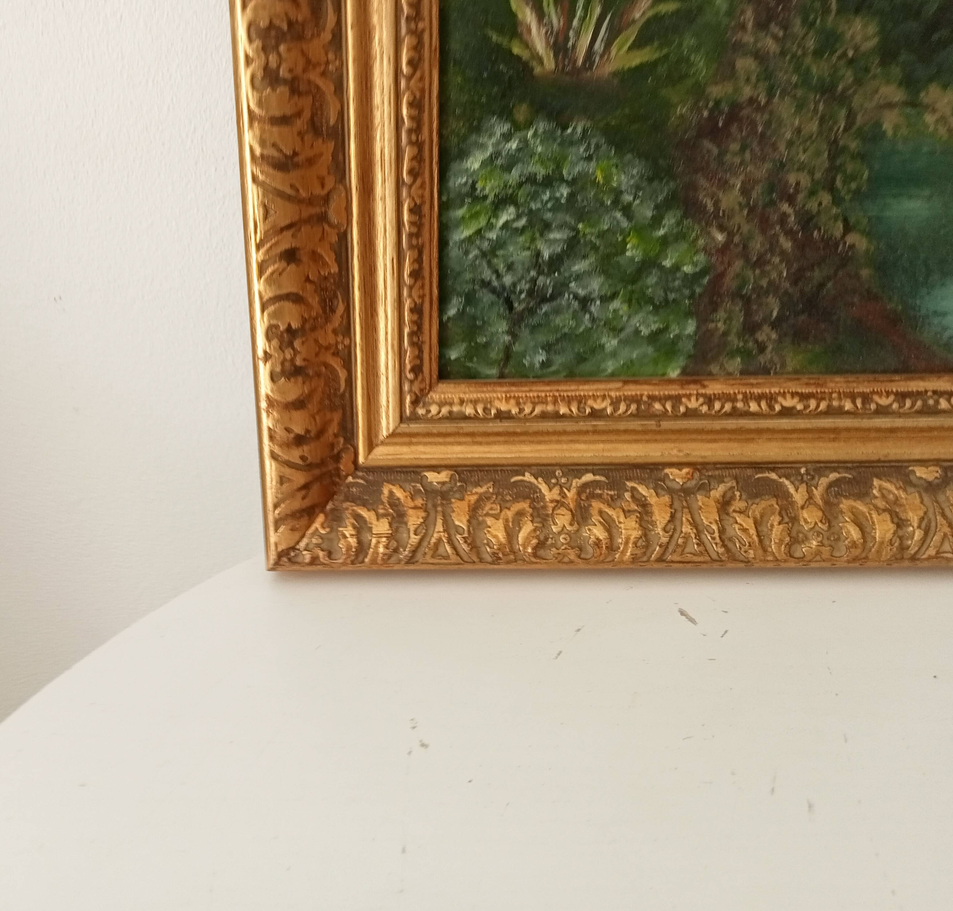 Oil painting by René Férréol Ringenbach "Val de Cusance"