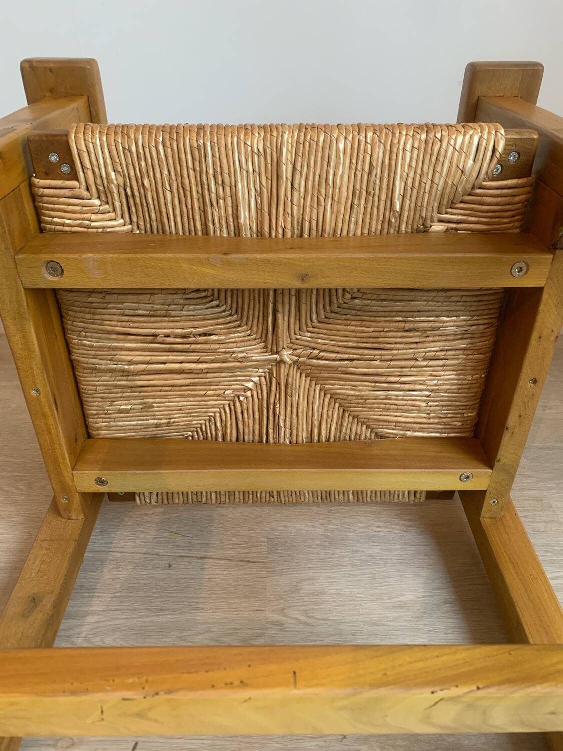 Paire de fauteuils orme massif Maison Regain