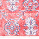 2x8 red classic vintage runner rug, 245x73cm