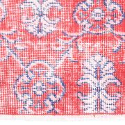 2x8 red classic vintage runner rug, 245x73cm