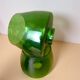 Pair Rustic green glass wall sconce lamps