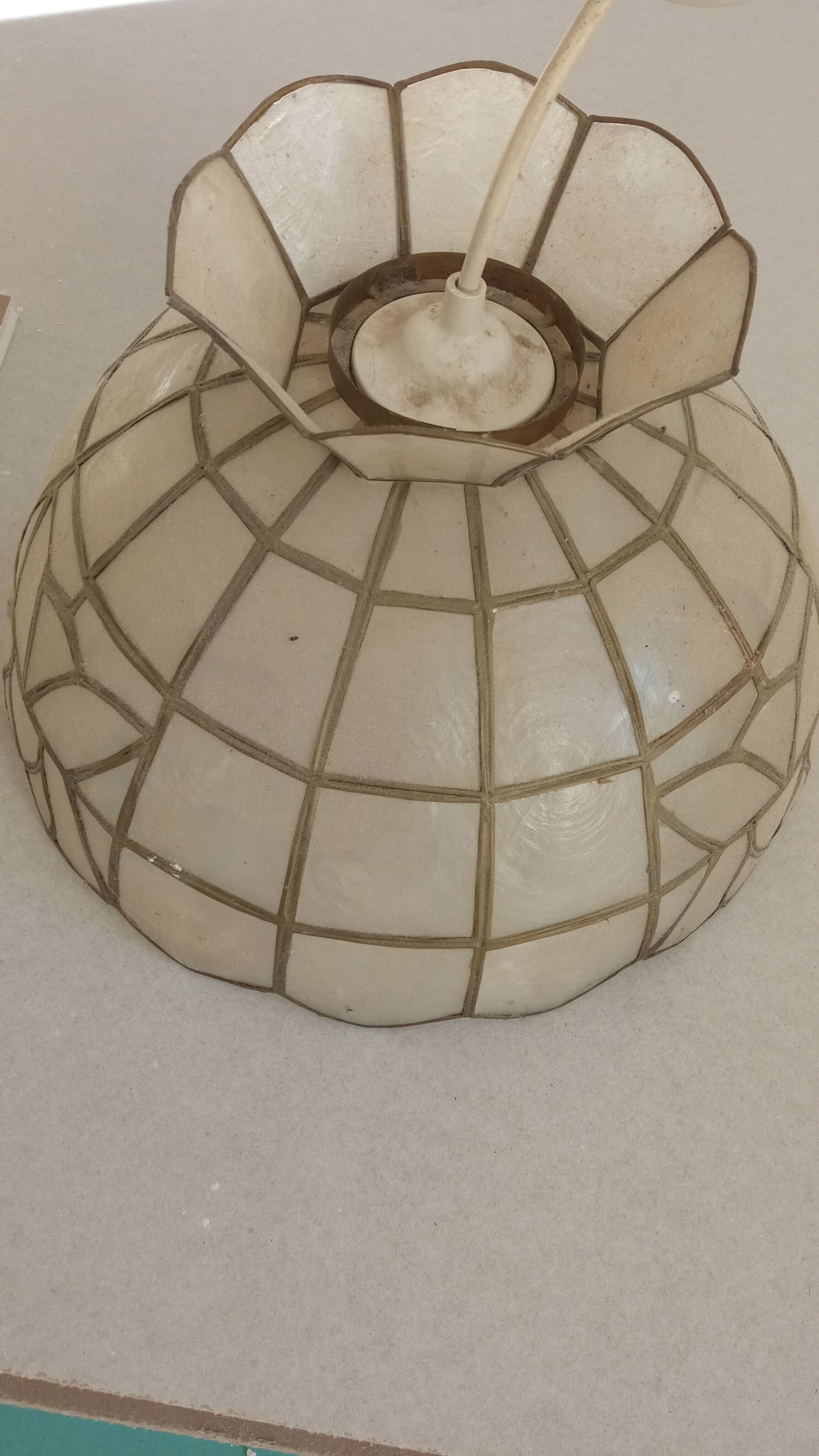 Mother-of-pearl chandelier