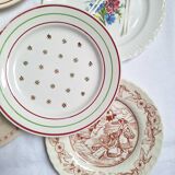 Vintage dessert plates