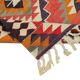 Turkish Handwoven Vintage Herki Kilim 100 cm x 345 cm