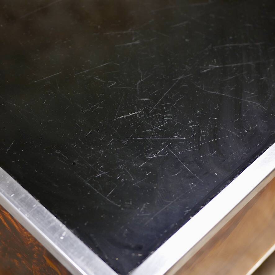 Tortoiseshell plexiglass coffee table, 1970s