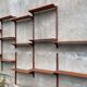Scandinavian teak bookcase Poul Cadovius 50 vintage