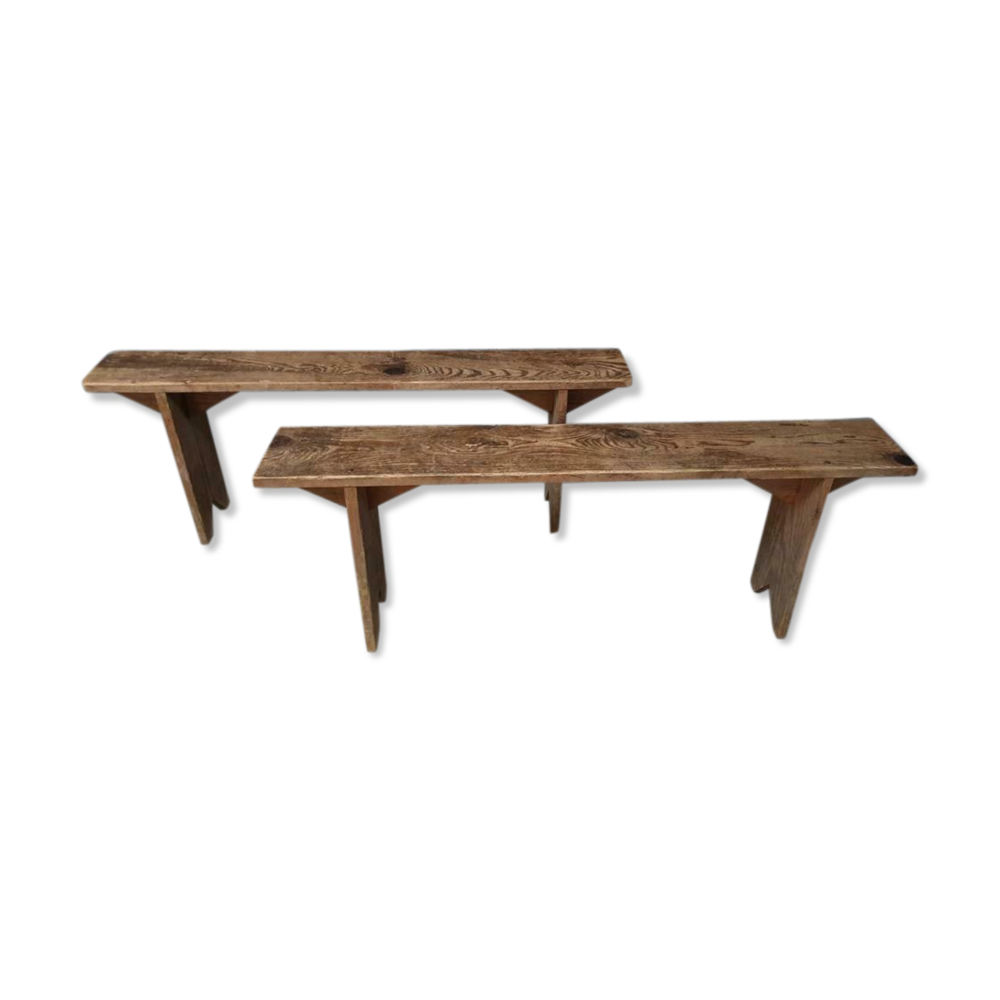 Old flea bench sidetable pine