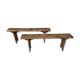 Old flea bench sidetable pine