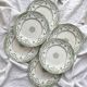 6 Ridgway Staffordshire "Como" English Ironstone Dinner Plates