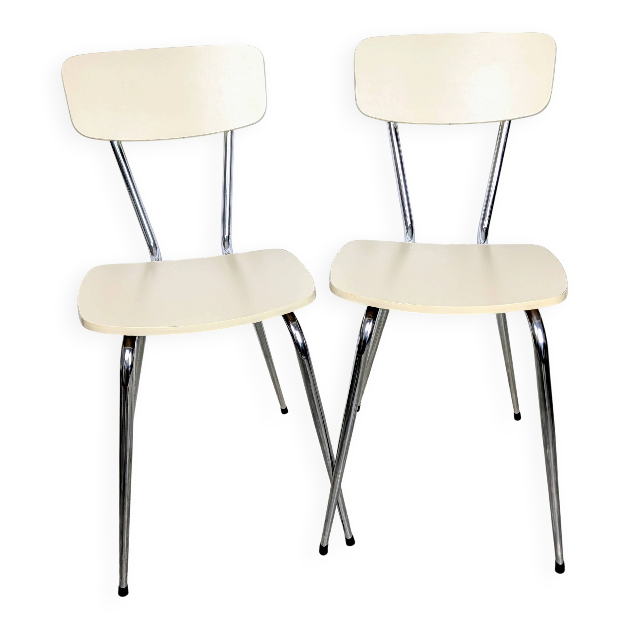 Duo de chaises en formica