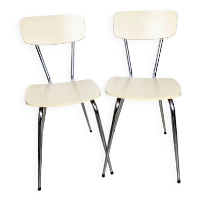 Duo de chaises en formica