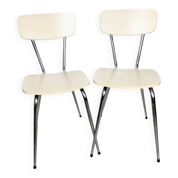 Duo de chaises en formica