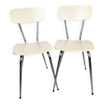 Pair of formica chairs