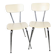 Duo de chaises en formica