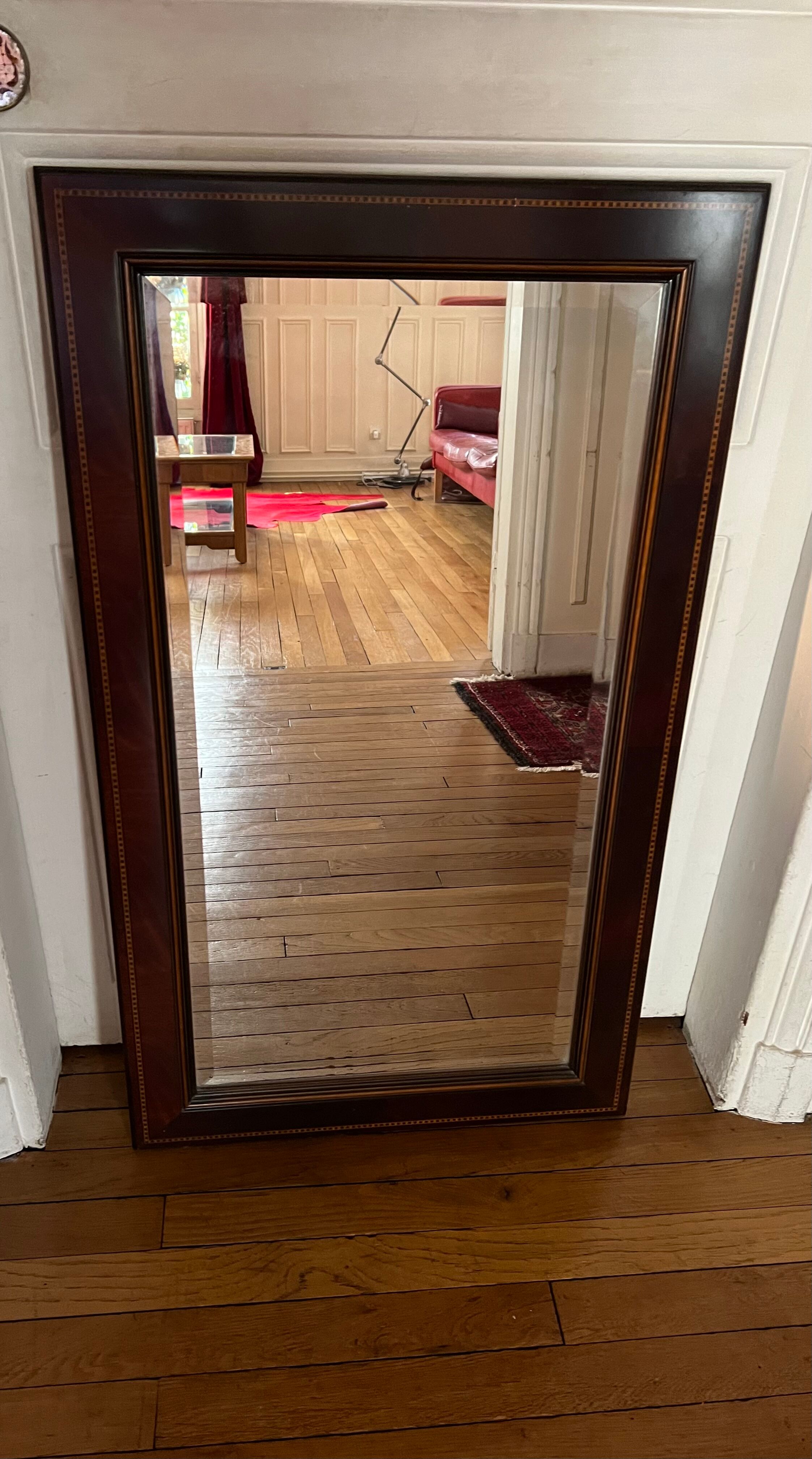 Wooden mirror 55 x 95cm