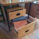 Wood and metal office 70s