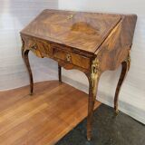 Escritorio / Desk with slope / donkey, Luis XV, Palosanto, fs XVIII - pps.