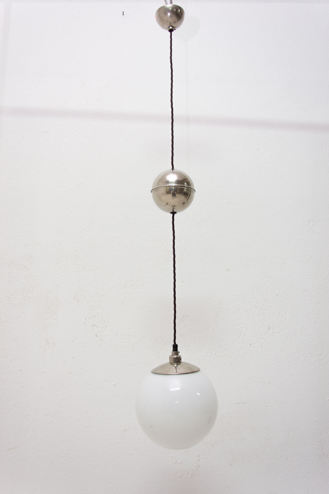 Bauhaus pendant lamp, 1940´s, Czechoslovakia