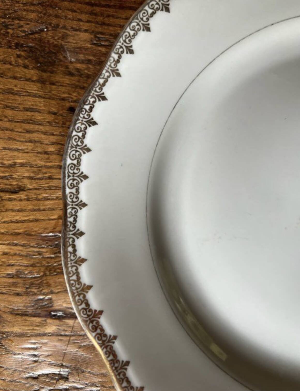 Set of 11 starter/dessert plates - Pommier Dureil 72 - Porcelain