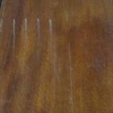 console-style empire/restauration-à crosses-fond de miroir-pieds griffes