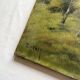 Antique oil painting on canvas, landscape, signed Lucien Félix Henry, 19th century