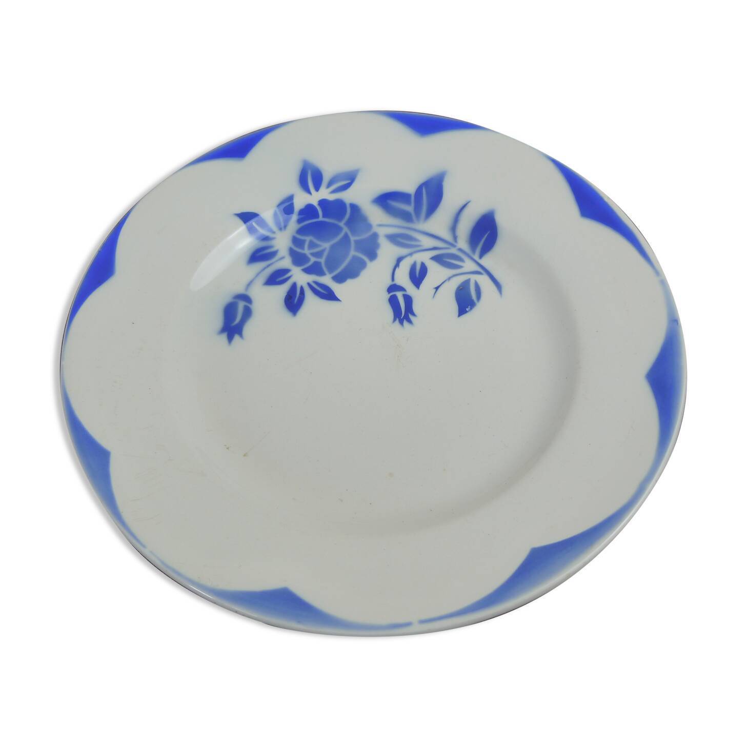 Plat en faience Digoin Corsica