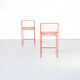 70s Giandomenico Belotti spaghetti stools for Fly Line set of 2