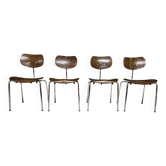Set de quatre chaises Se 68 Egon Eiermann pour Wilde+Spieth