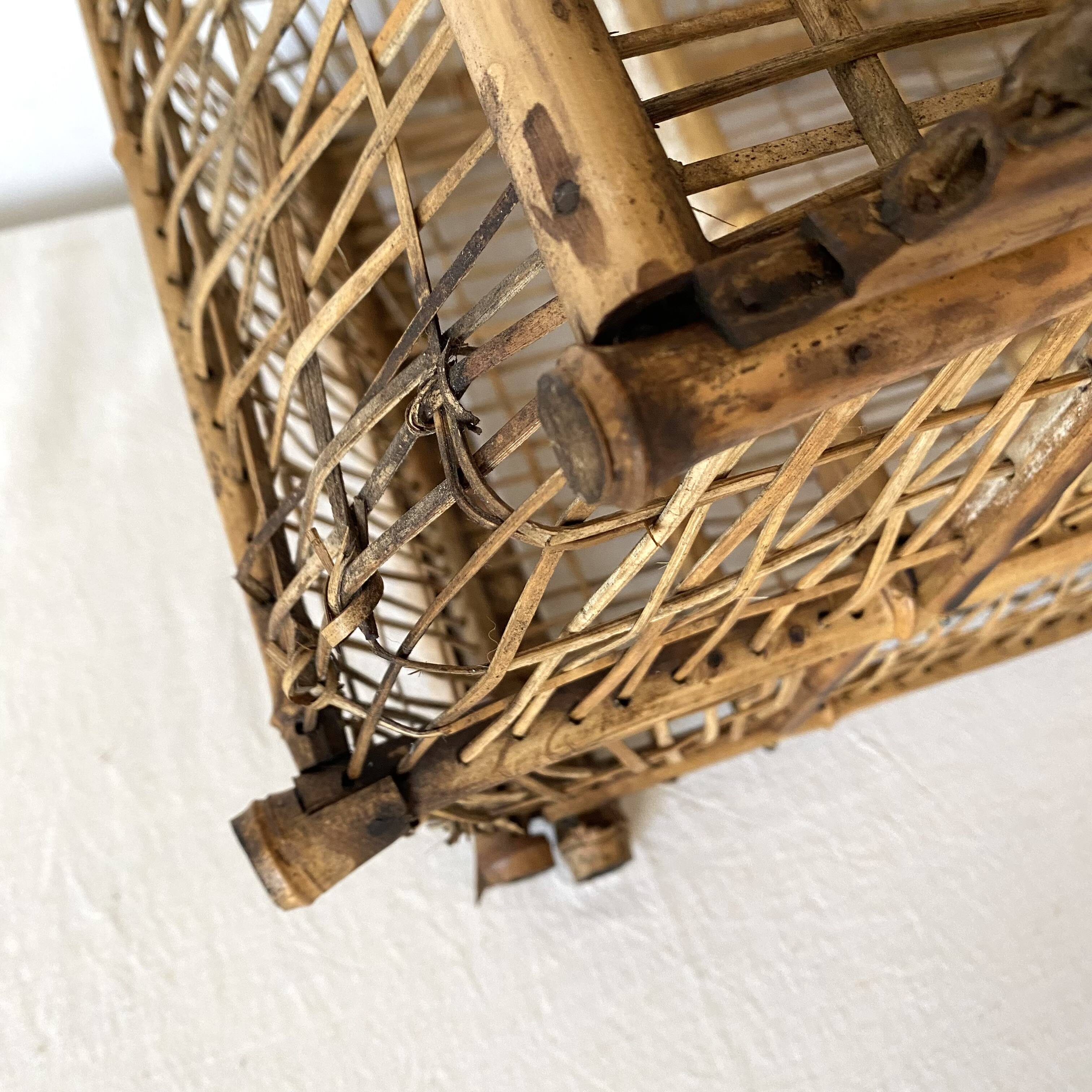 Bamboo bird cage for decoration
