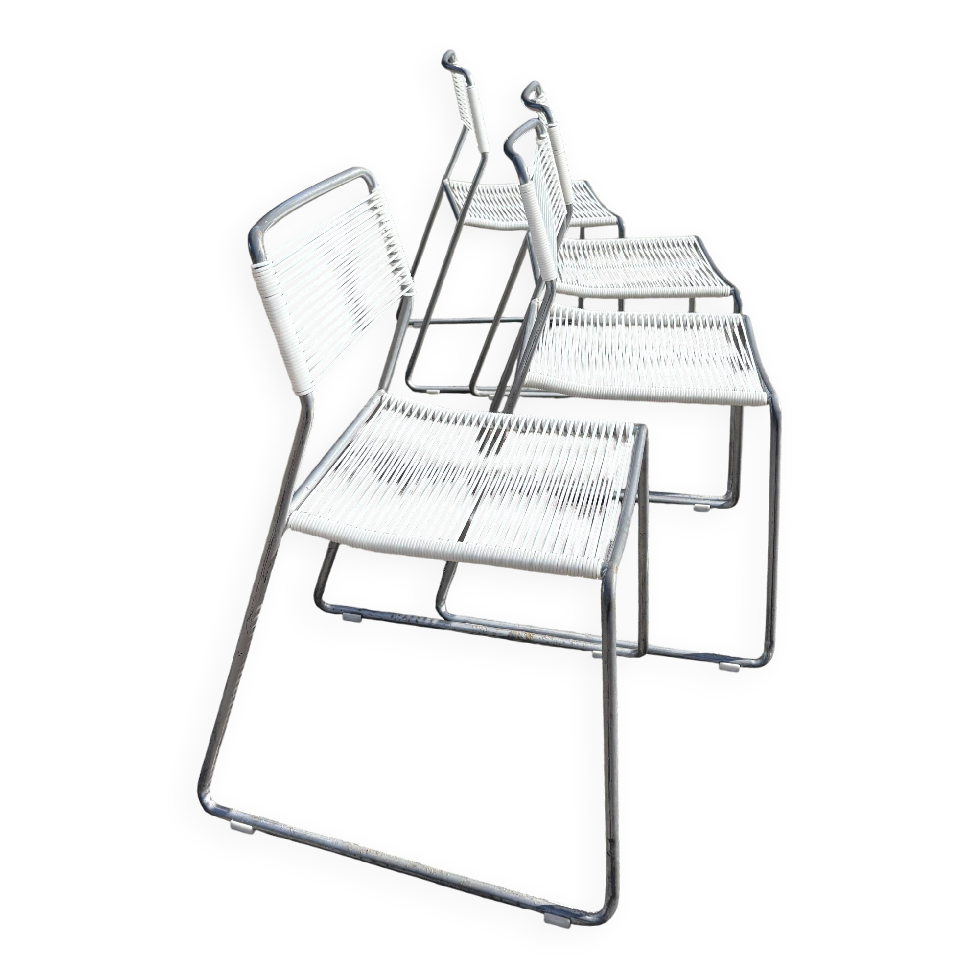 Vintage spaghetti chairs