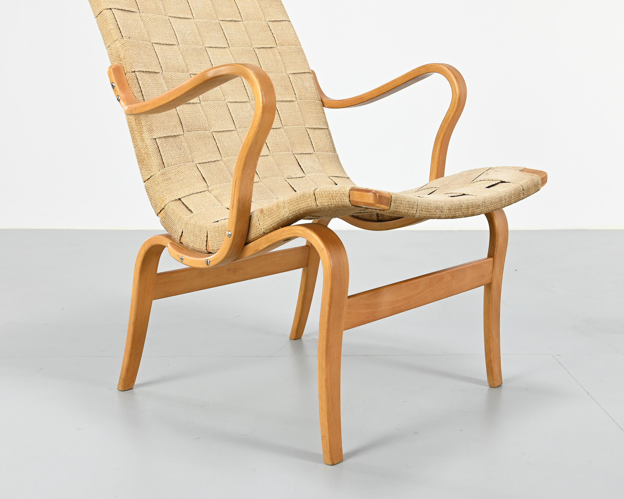 "Eva" armchair by Bruno Mathsson for Karl Mathsson, Denmark 1976