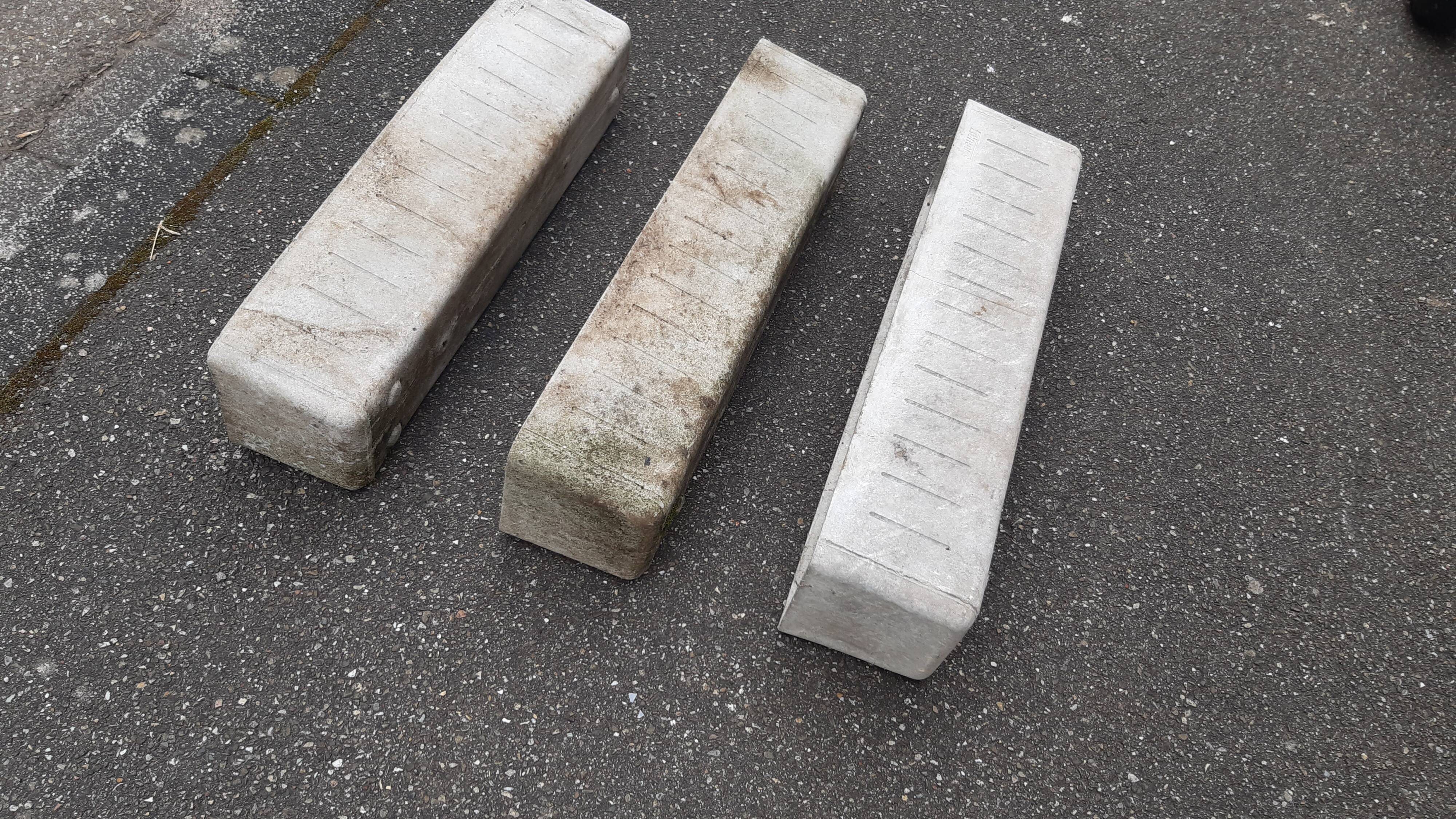 Lot de 3 jardinières années 60