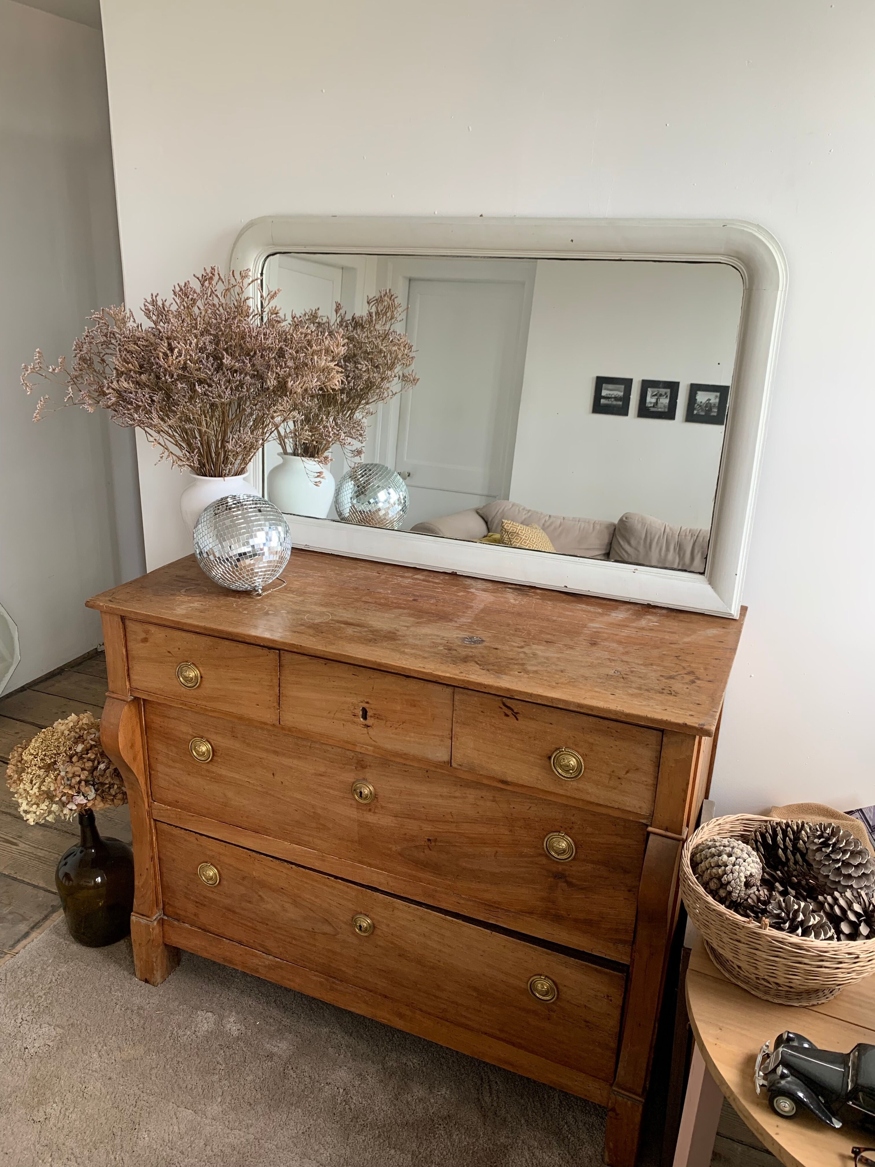 Horizontal Louis-Philippe mirror