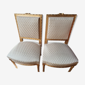 2 chaises style Louis XV