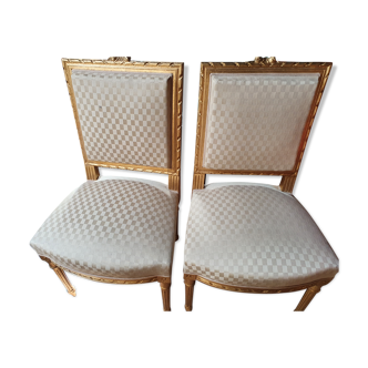 2 chaises style Louis XV