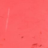 Red metal garden furniture