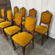 8 chaises de style Louis XV