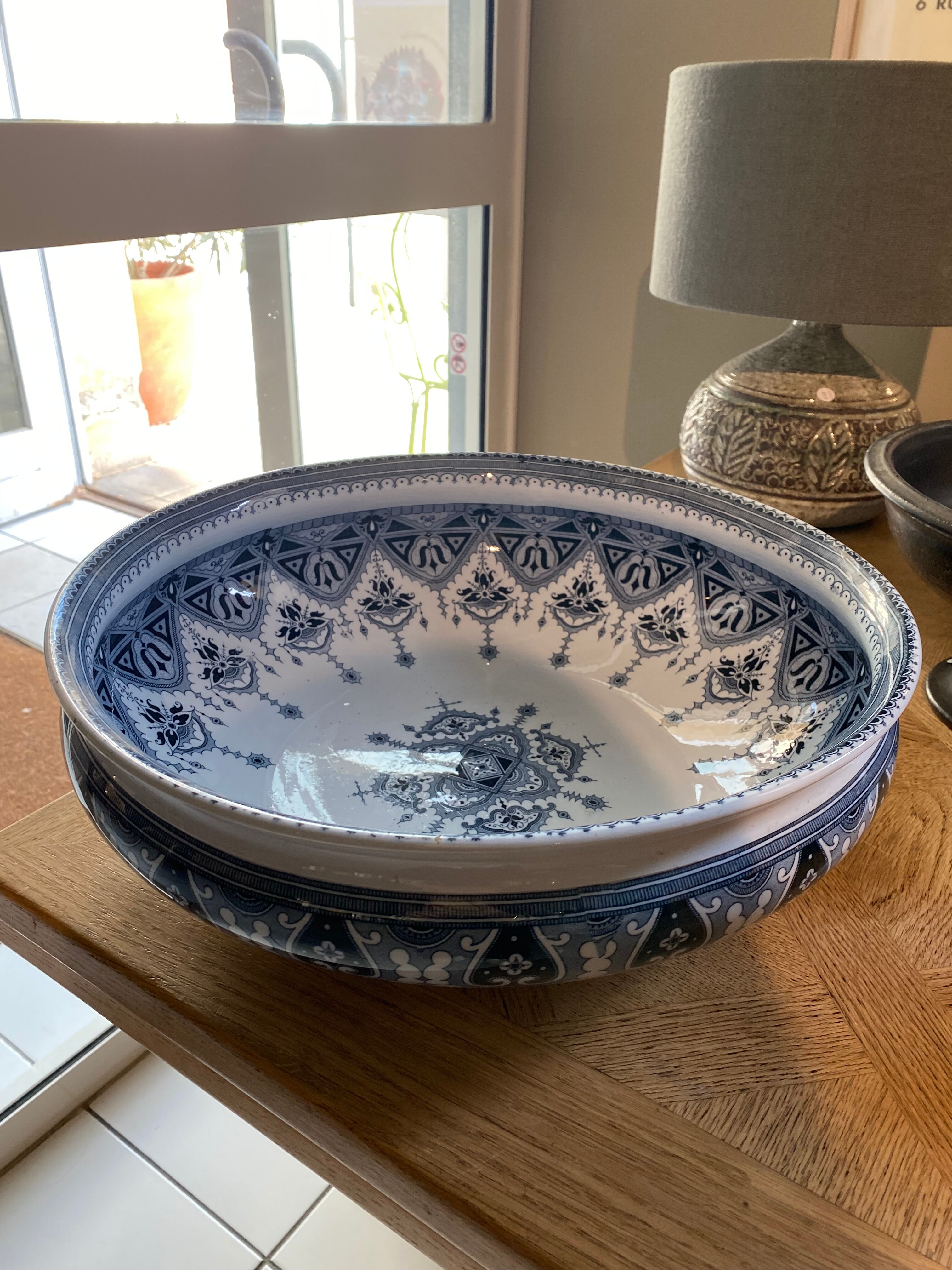 Faience salad bowl Napoleon III