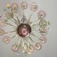 Large Venetian Rezzonico chandelier in multi-colored Murano glass, circa 1920