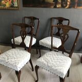 4 chaises vintage des années 1960