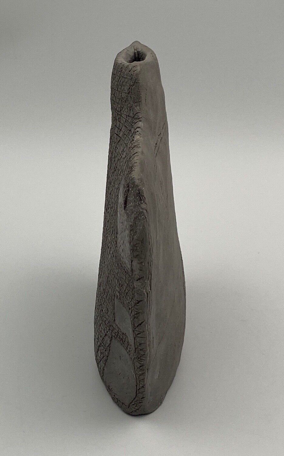 Earth vase by clement fond noir 1980