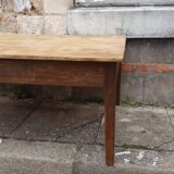 Table basse table de ferme brute