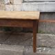 Raw farm table coffee table