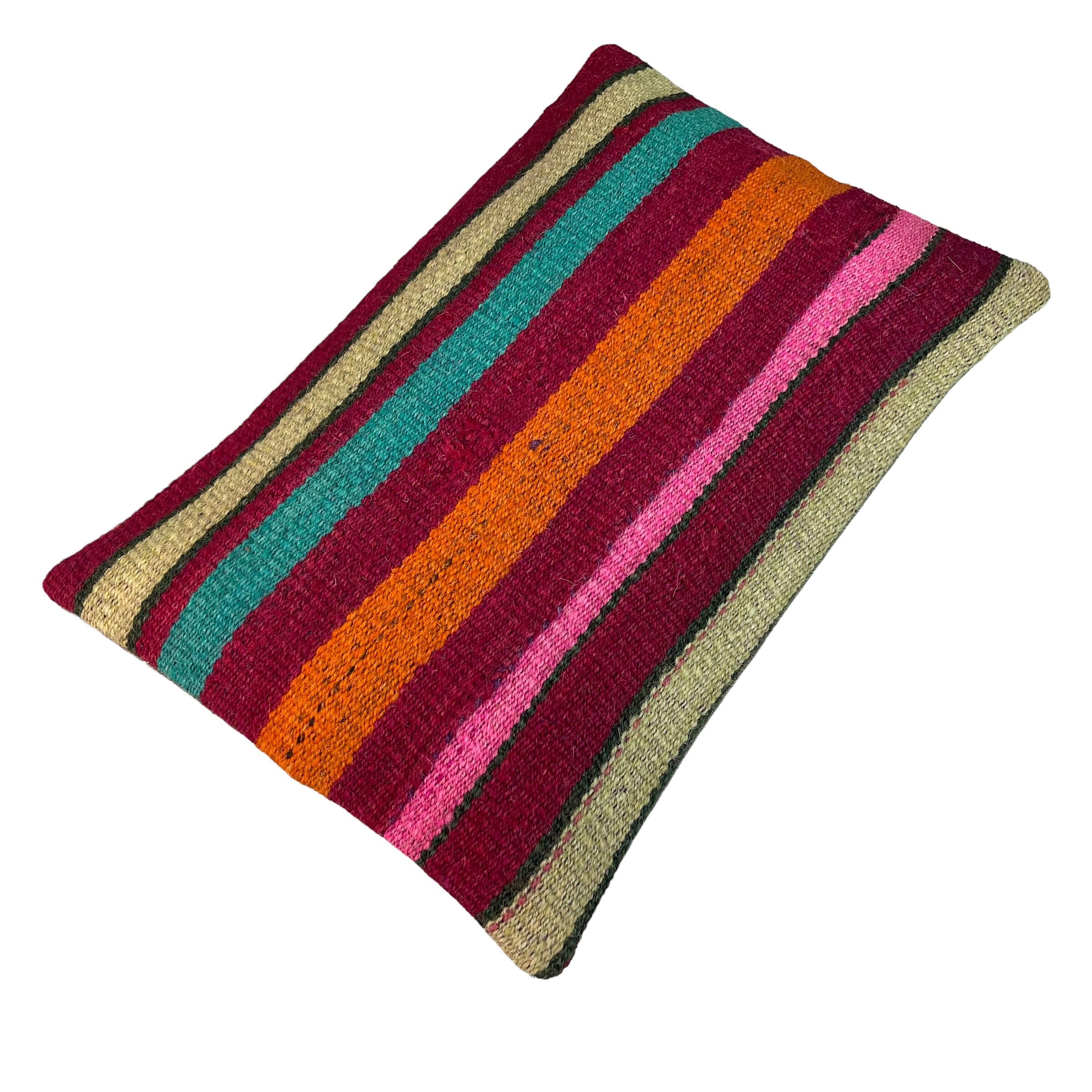 Vintage turkish handmade cushion cover , 30 x 50 cm