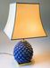 Mid-century Italian ceramic pineapple lamp