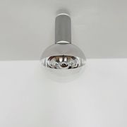 Set of 2 Large 1970s Modernist Flush Lamps by Motoko Ishii for Staff