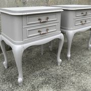 Pair of bedside tables, Louis XV style, vintage, 1960s